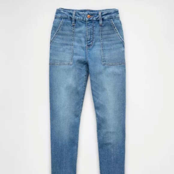 NWT American Eagle AE Next Level Curvy Super High-Waisted Jegging - Picture 4 of 5